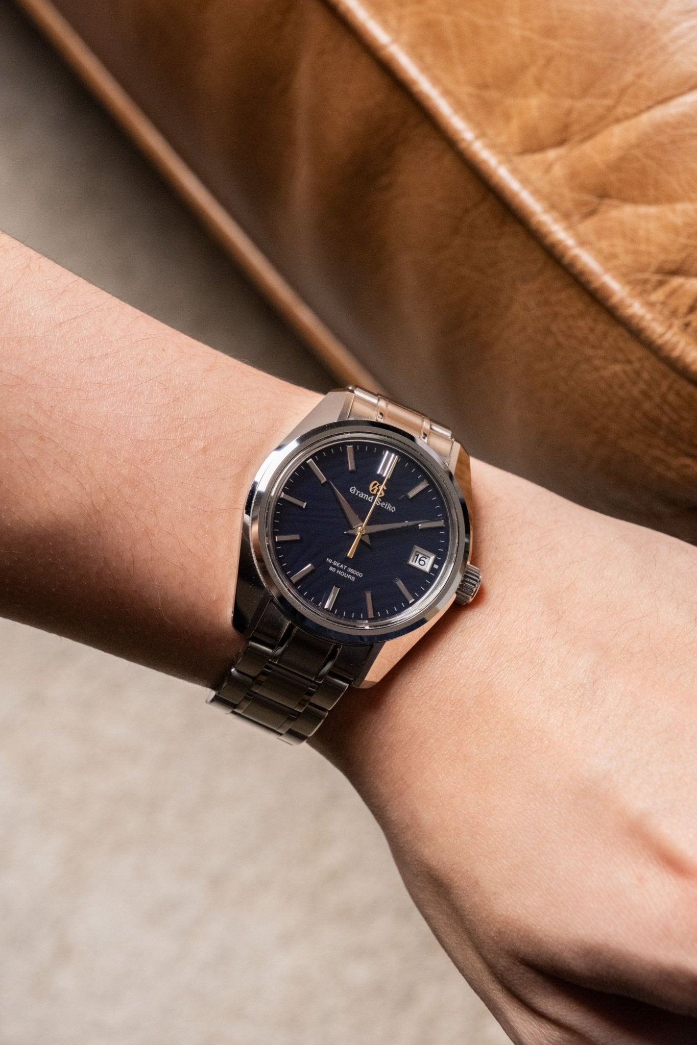 2022 Grand Seiko Heritage Collection 'Orbit' Hi-Beat 44GS 55th Anniversary Limited Edition No.462/550 SLGH009G Details