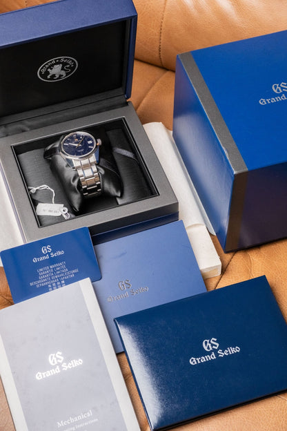 2022 Grand Seiko Heritage Collection 'Orbit' Hi-Beat 44GS 55th Anniversary Limited Edition No.462/550 SLGH009G full set box and papers