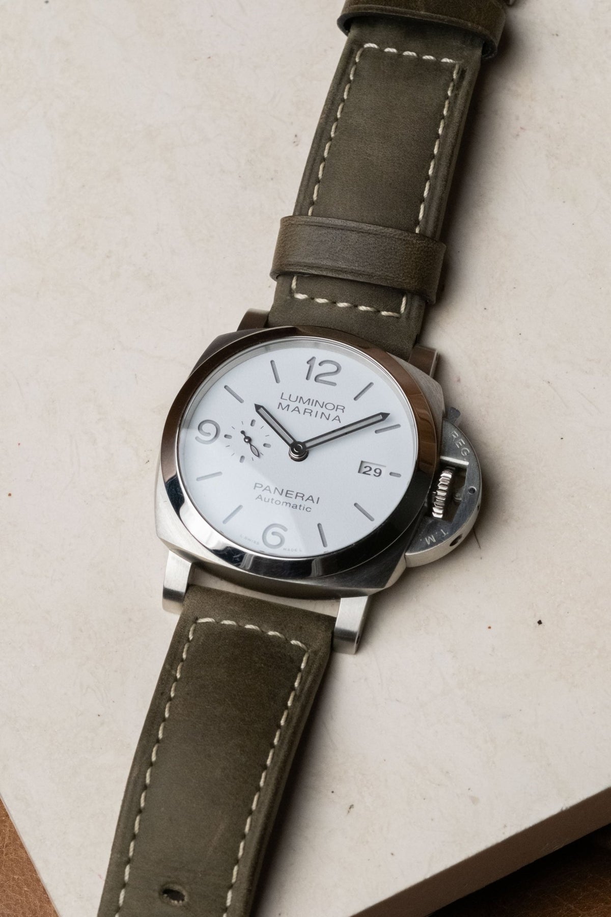 2022 Officine Panerai Luminor 1950 "White Knight" Ref. PAM01314 - Wristory