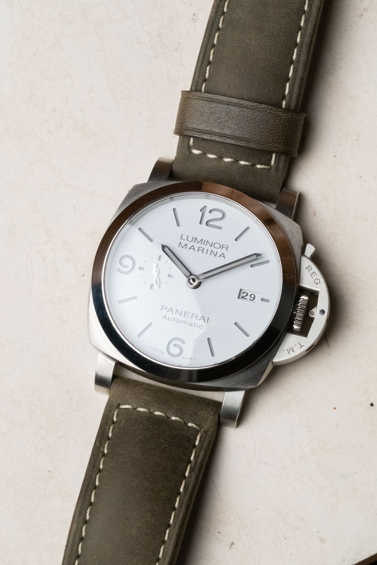 2022 Officine Panerai Luminor 1950 "White Knight" Ref. PAM01314 - Wristory