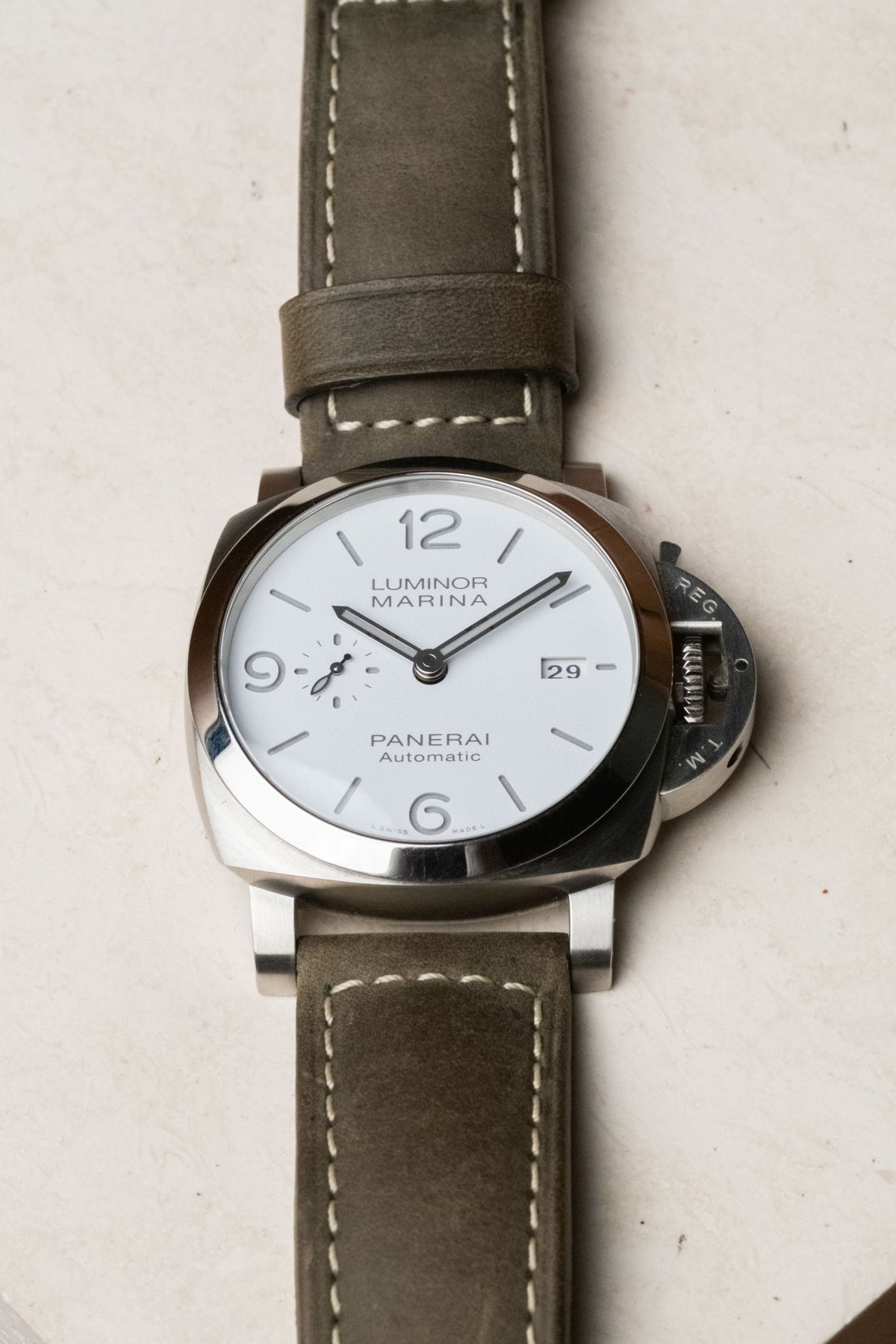 2022 Officine Panerai Luminor 1950 "White Knight" Ref. PAM01314 - Wristory