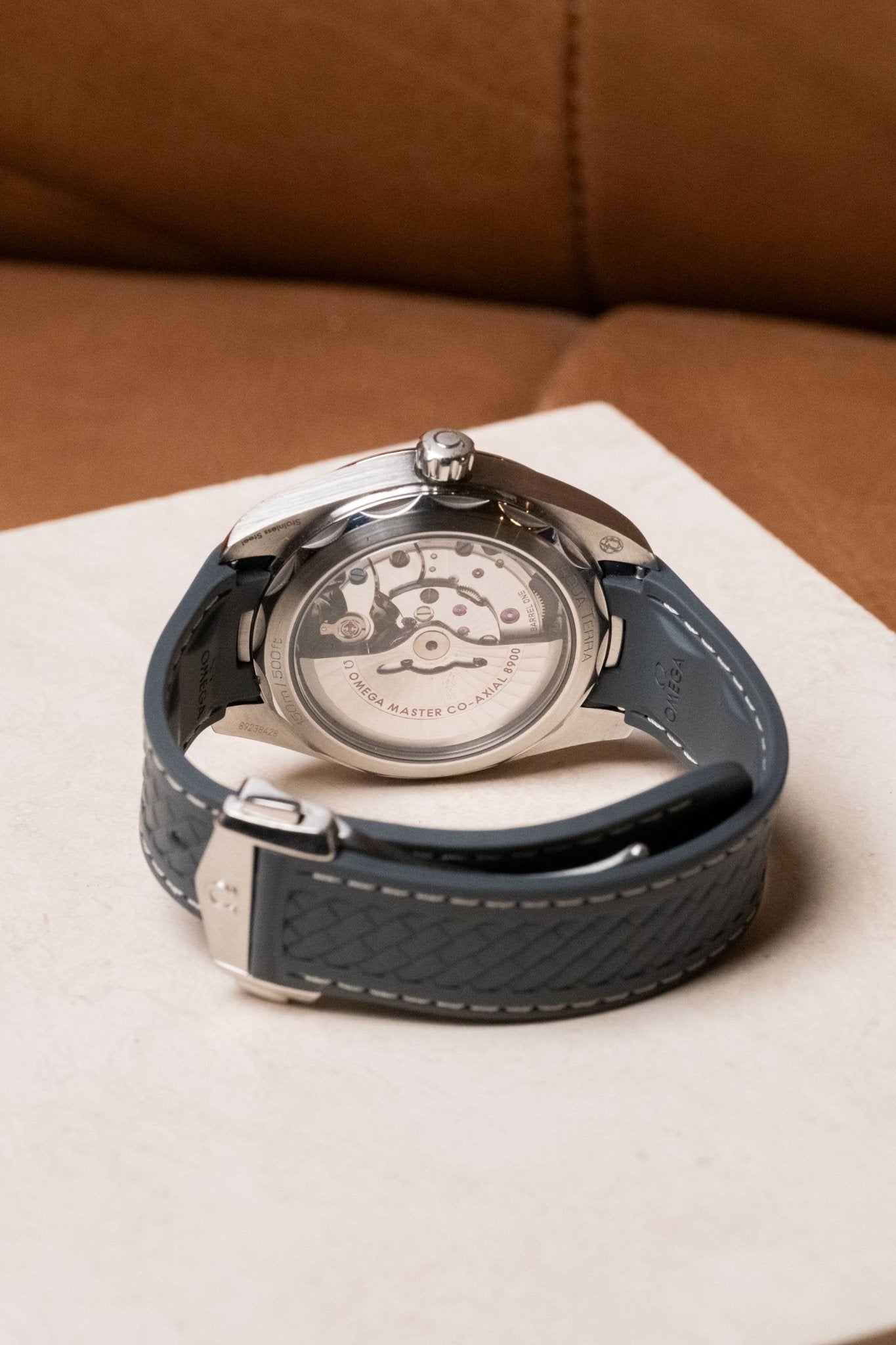 2022 OMEGA Seamaster Aqua Terra “Blue Horizontal” Dial 220.12.41.21.03.002 - Wristory