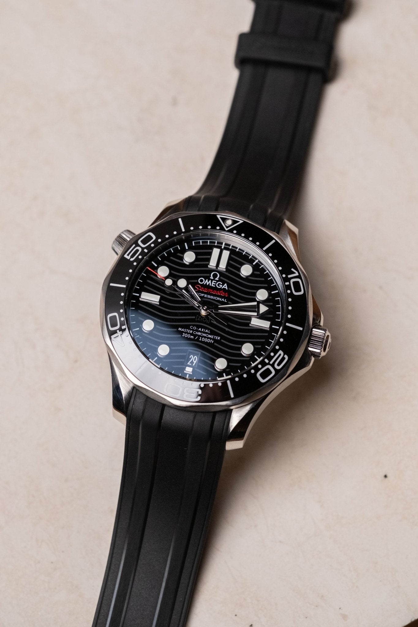 2022 Omega Seamaster Diver 300 M Black Dial Ref. 21032422001001 - Wristory