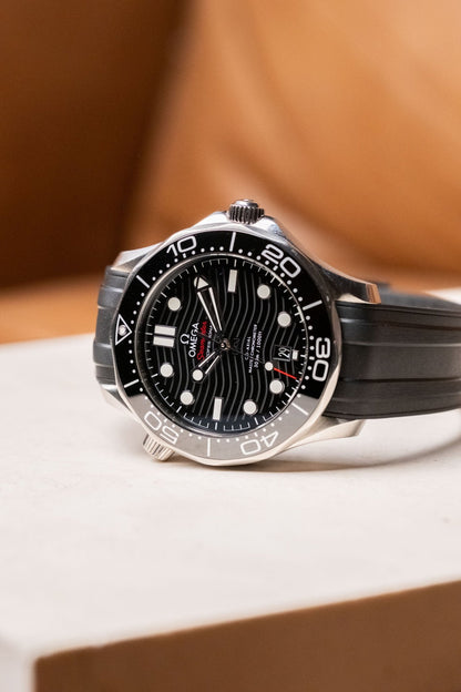 2022 Omega Seamaster Diver 300 M Black Dial Ref. 21032422001001 - Wristory