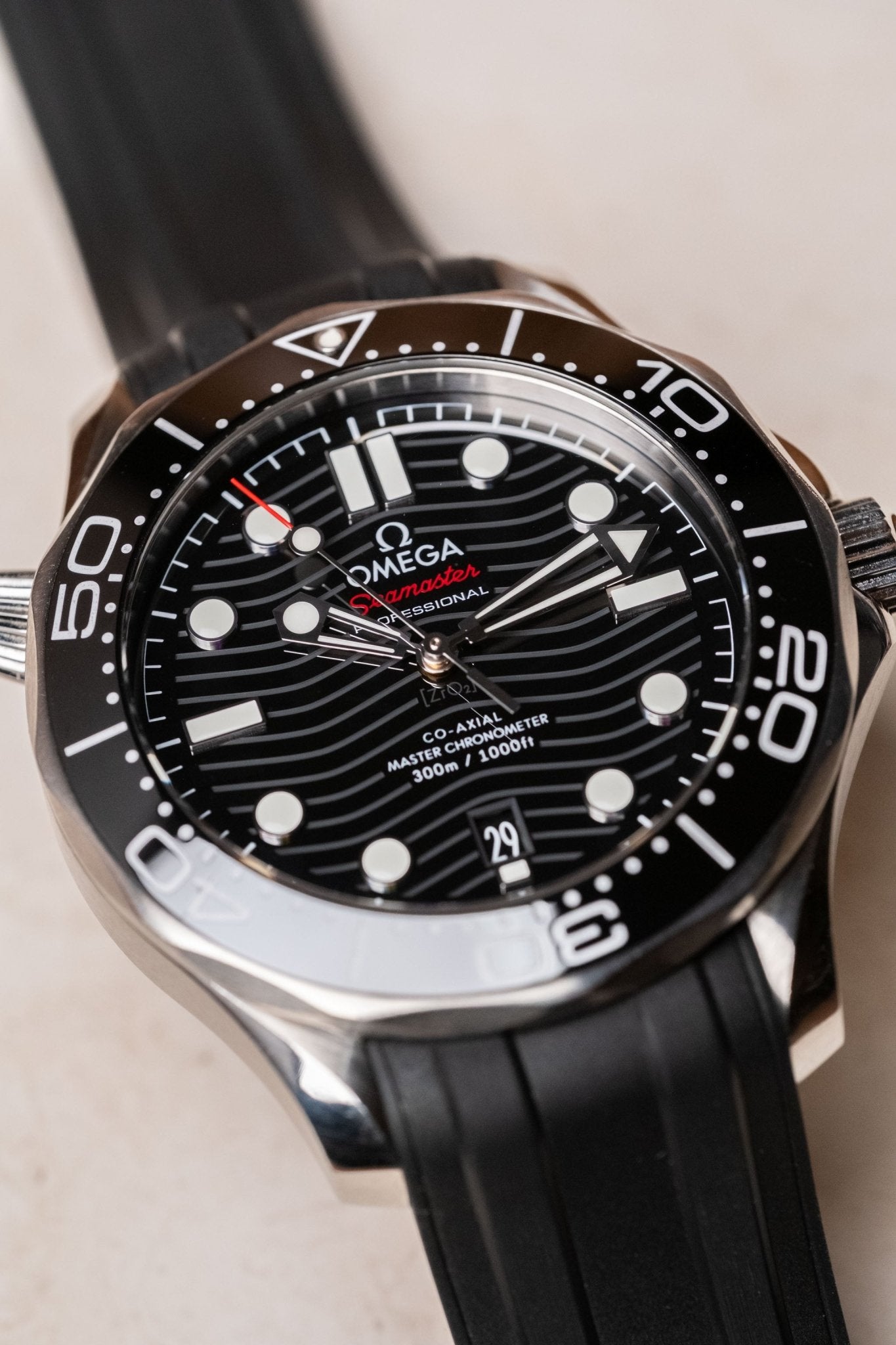 2022 Omega Seamaster Diver 300 M Black Dial Ref. 21032422001001 - Wristory