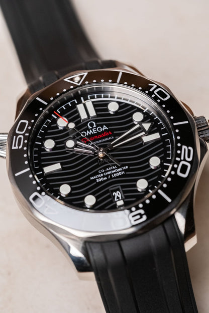 2022 Omega Seamaster Diver 300 M Black Dial Ref. 21032422001001 - Wristory
