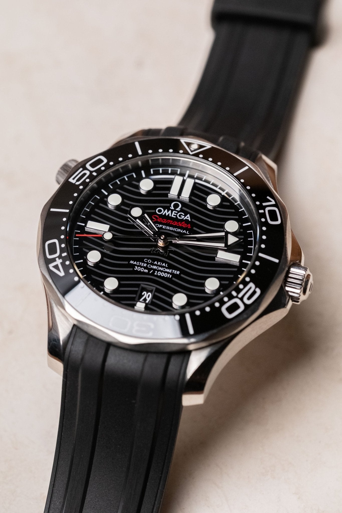 2022 Omega Seamaster Diver 300 M Black Dial Ref. 21032422001001 - Wristory
