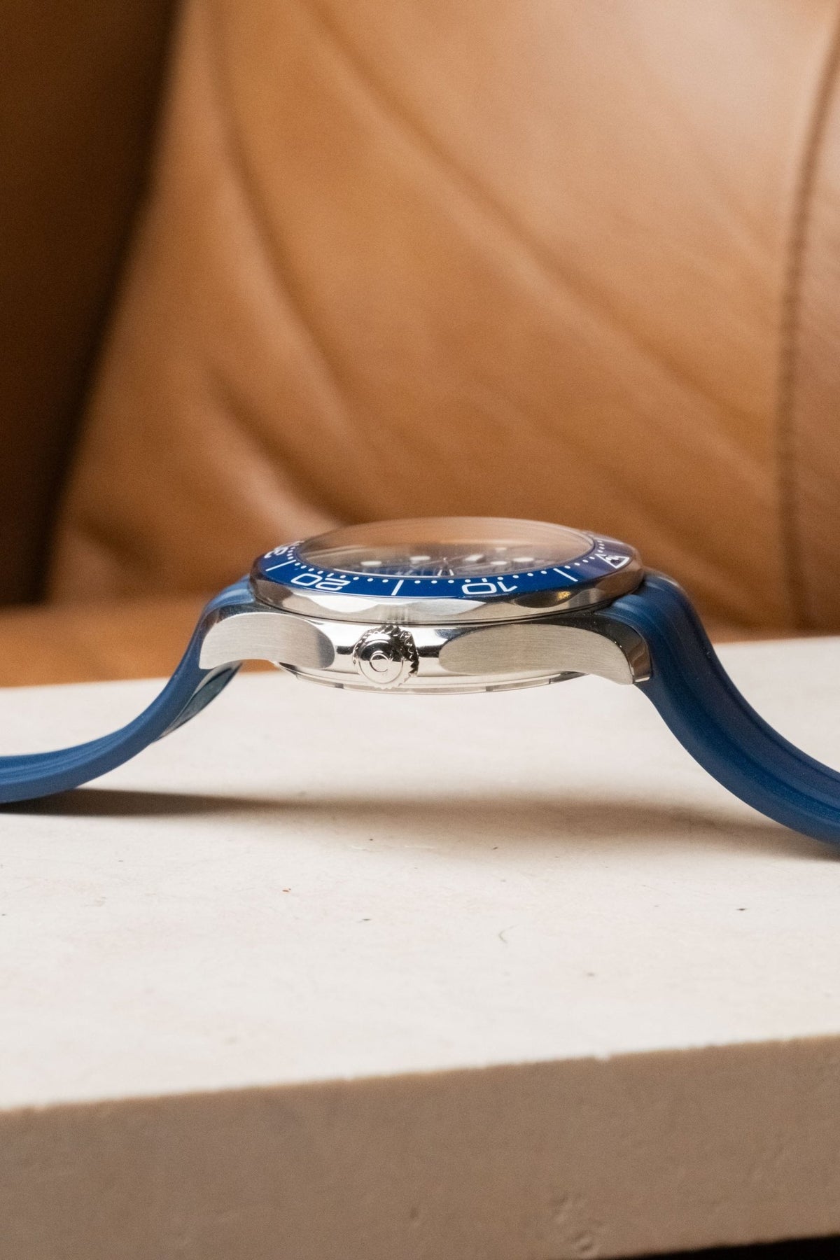 2022 Omega Seamaster Diver 300M Blue Dial on Rubber Ref. 210.32.42.20.03.001 - Wristory