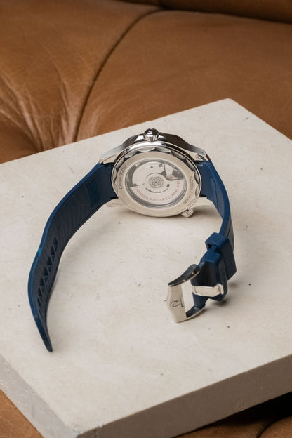 2022 Omega Seamaster Diver 300M Blue Dial on Rubber Ref. 210.32.42.20.03.001 - Wristory