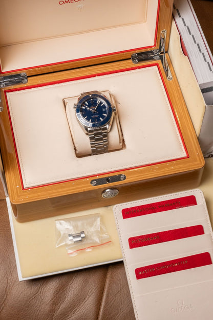 2022 Omega Seamaster Planet Ocean 600M full set box and papers