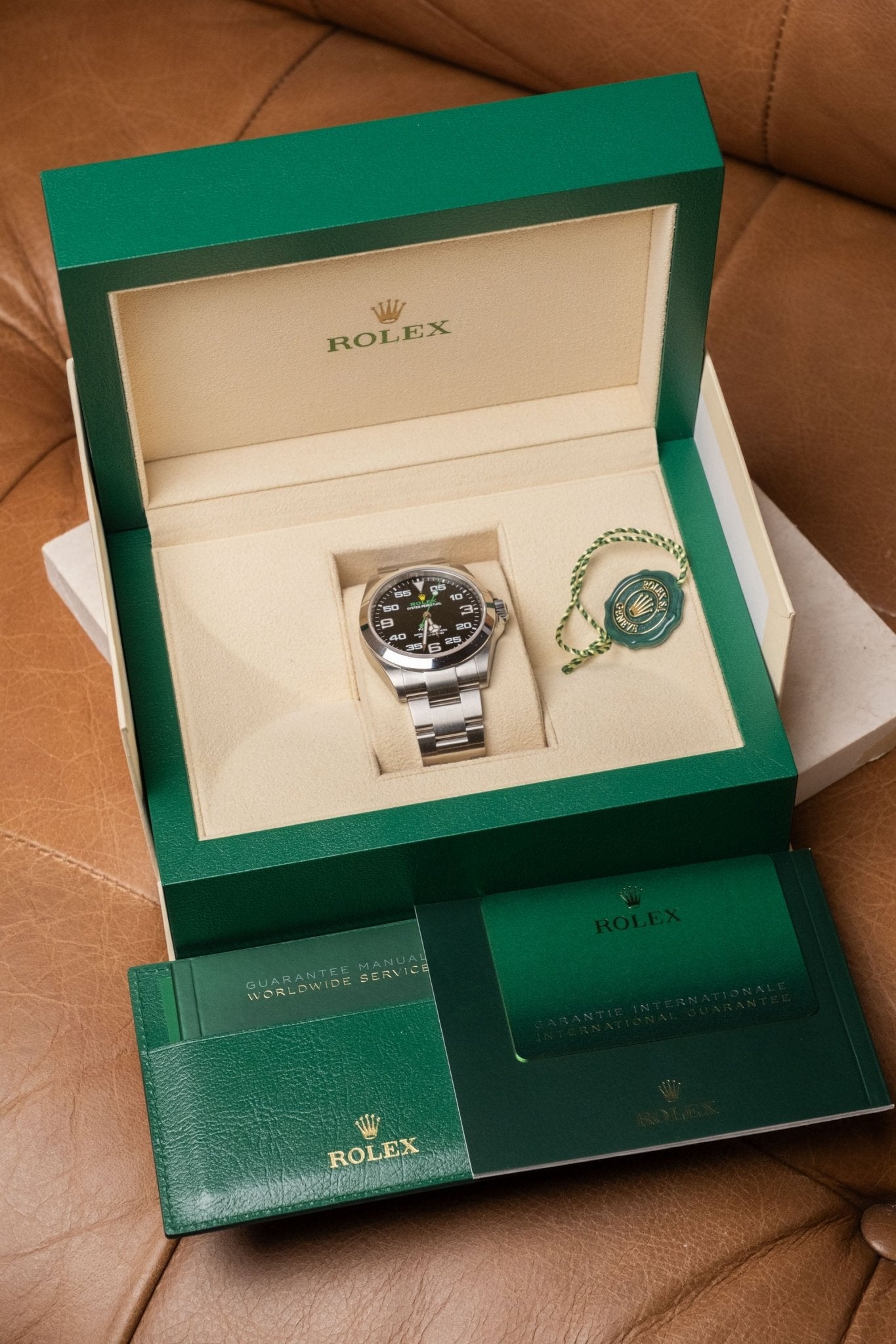 2022 Rolex Air-King 40 Black Dial Oystersteel 126900 full set box and papers