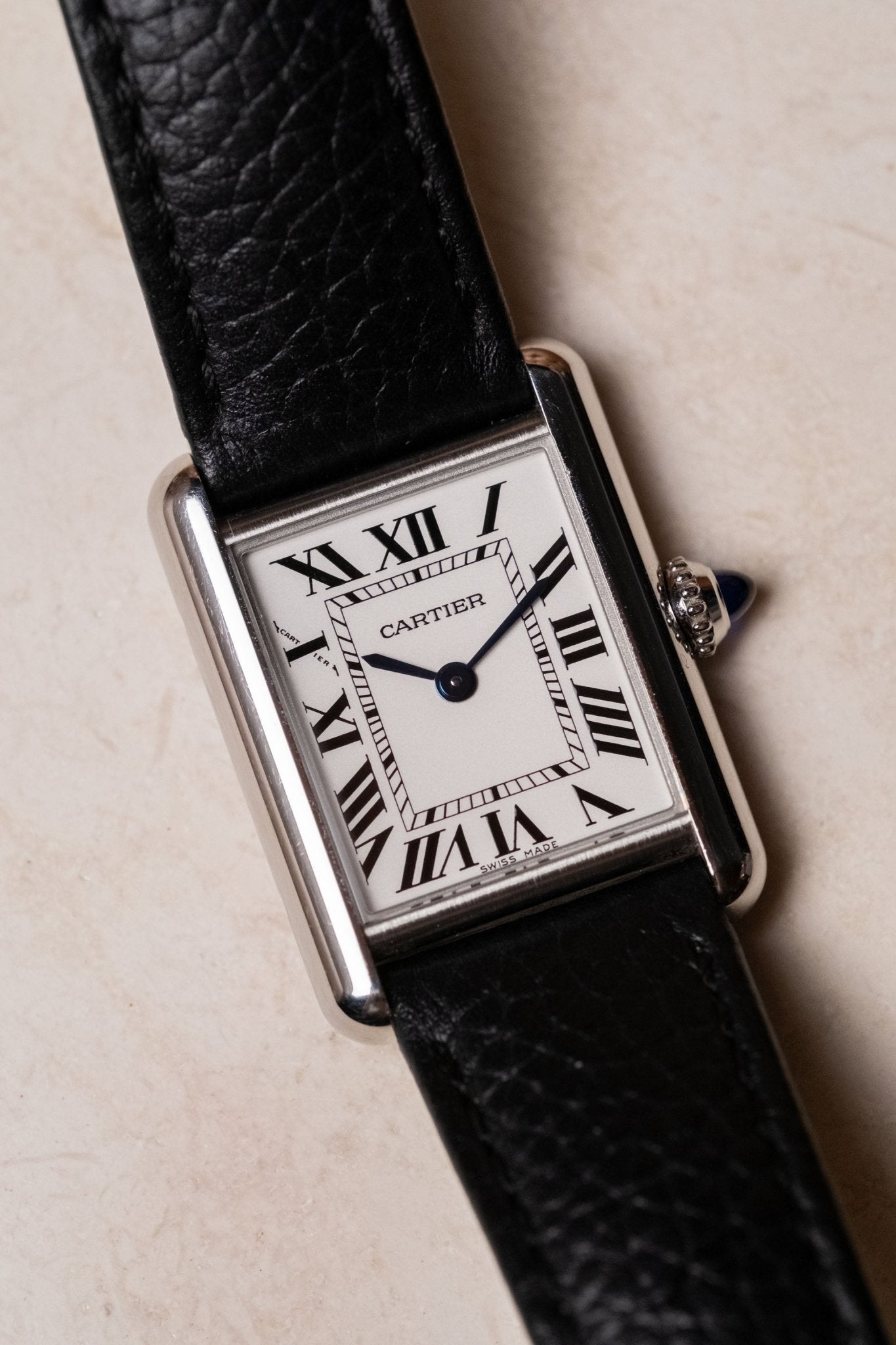2023 Cartier Tank Must Small White Roman Ref WSTA0042 - Wristory