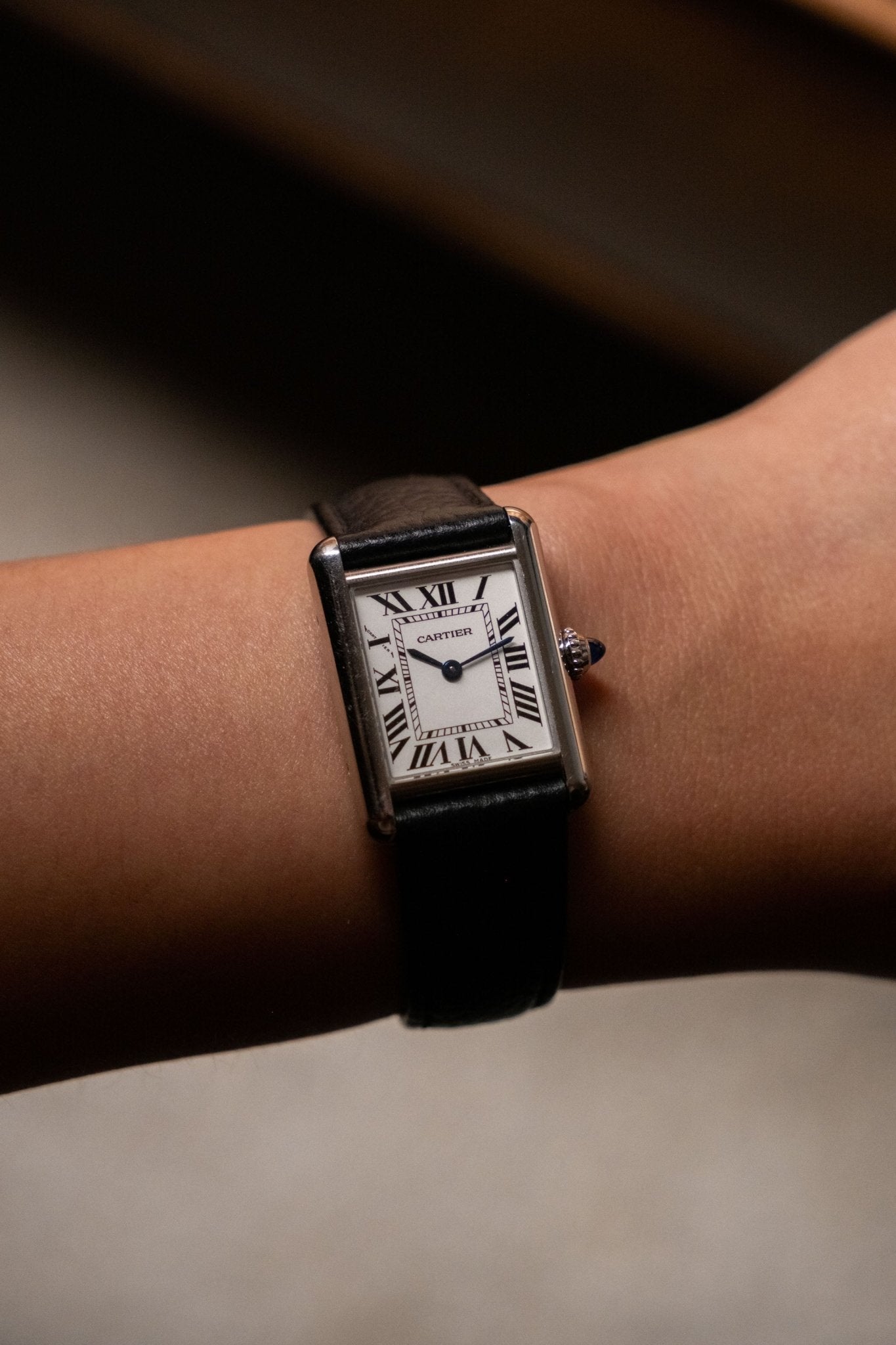 2023 Cartier Tank Must Small White Roman Ref WSTA0042 - Wristory