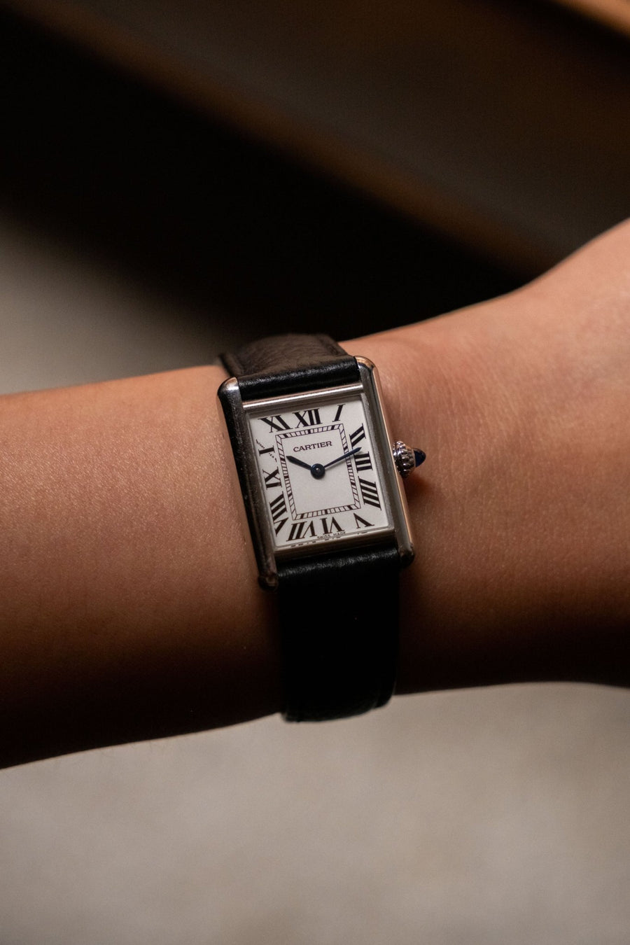 2023 Cartier Tank Must Small White Roman Ref WSTA0042 - Wristory