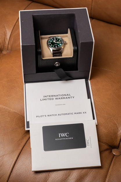 2023 IWC Schaffhausen Mark XX Green full set box and papers