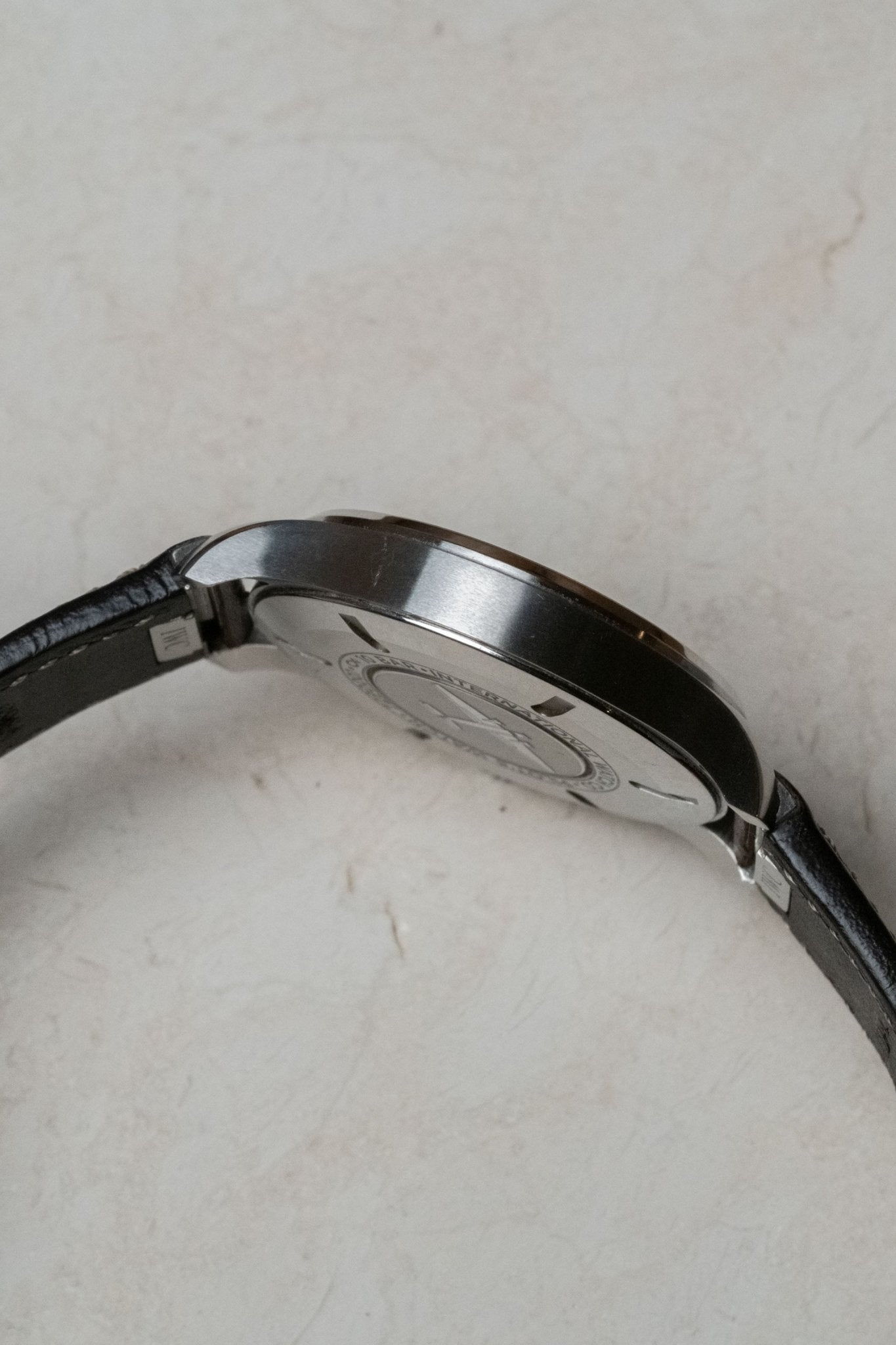 2023 IWC Schaffhausen Mark XX Green case profile side view