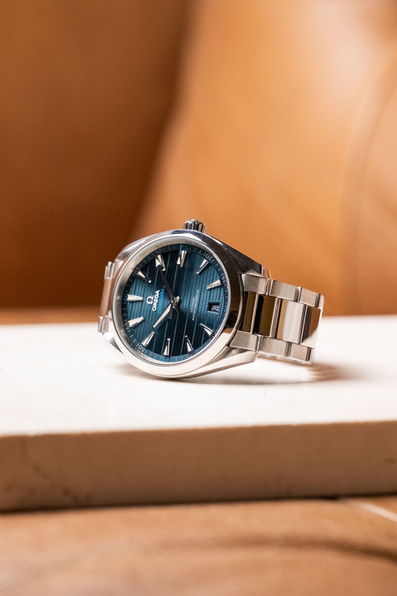 2023 Omega Aqua Terra Blue Dial Ref. 220.10.41.21.03.004 - Wristory