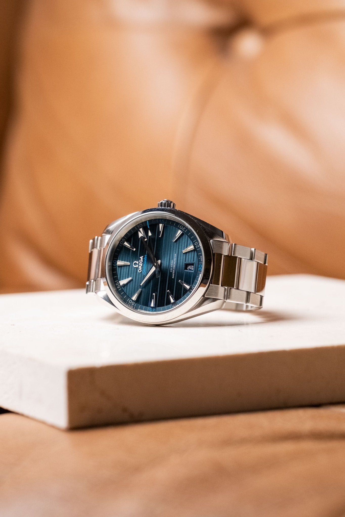 2023 Omega Aqua Terra Blue Dial Ref. 220.10.41.21.03.004 - Wristory