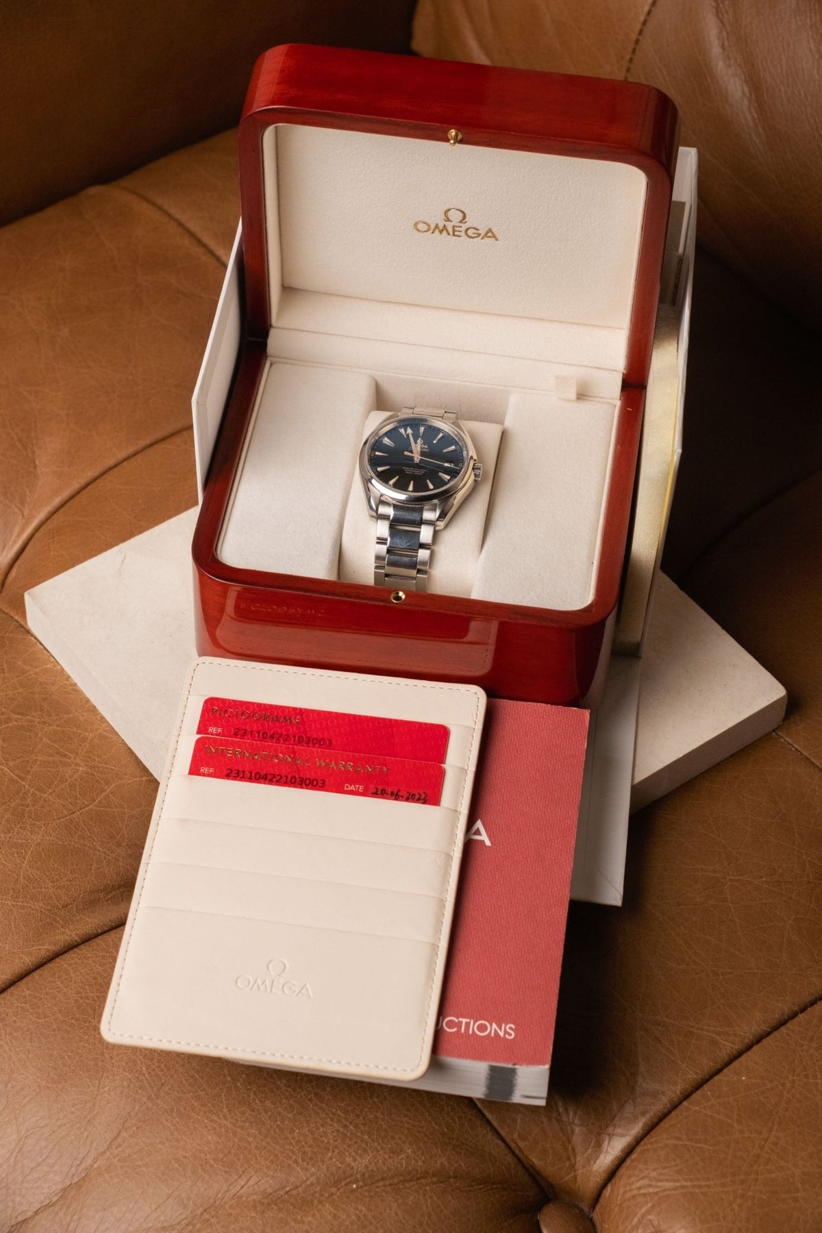 2023 Omega Aqua Terra Blue Teak Ref. 231.10.42.21.03.003 - Wristory