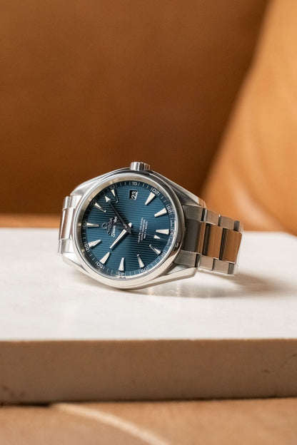 2023 Omega Aqua Terra Blue Teak Ref. 231.10.42.21.03.003 - Wristory