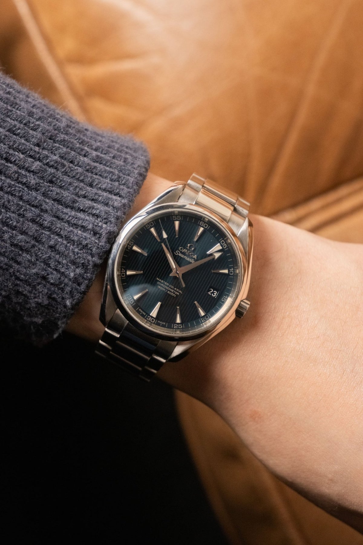 2023 Omega Aqua Terra Blue Teak Ref. 231.10.42.21.03.003 - Wristory