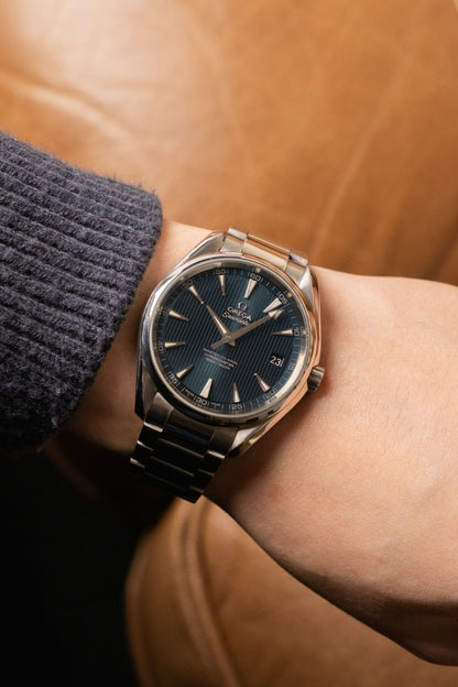 2023 Omega Aqua Terra Blue Teak Ref. 231.10.42.21.03.003 - Wristory