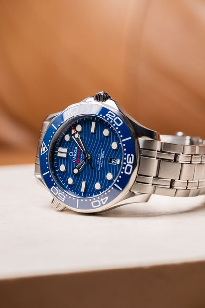 2023 Omega Seamaster Diver 300M Blue Ceramic Dial Ref. 210.30.42.20.03.001 - Wristory