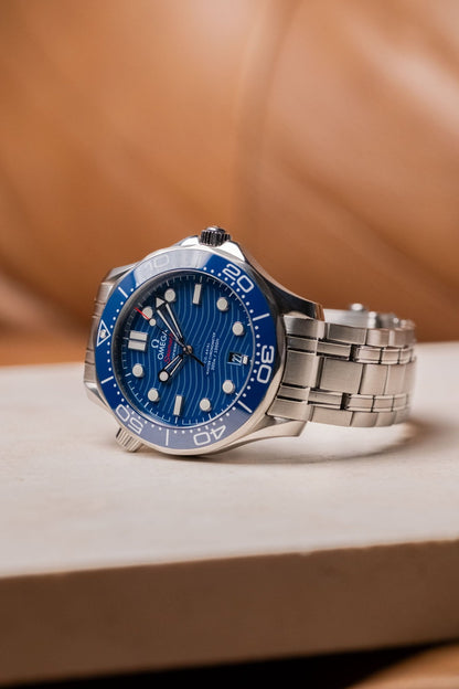 2023 Omega Seamaster Diver 300M Blue Ceramic Dial Ref. 210.30.42.20.03.001 - Wristory