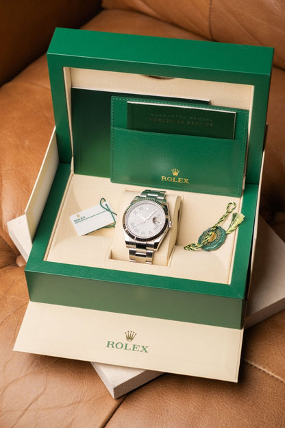 2023 Rolex Datejust 41 Wimbledon Fluted Oyster Ref. 126334 - Wristory
