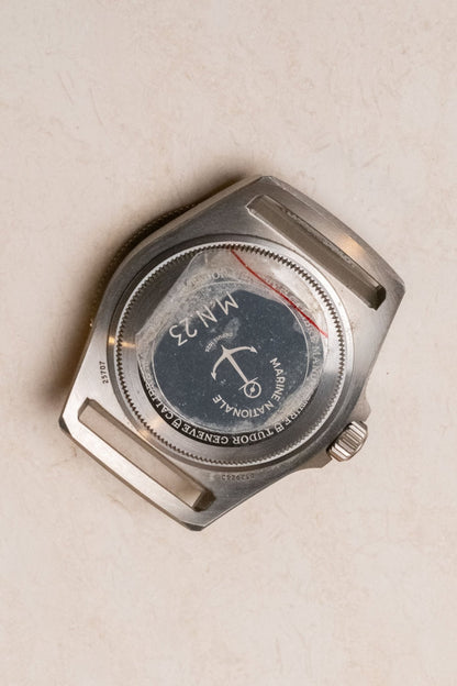 2023 Tudor Pelagos FXD Titanium Marine Nationale caseback view