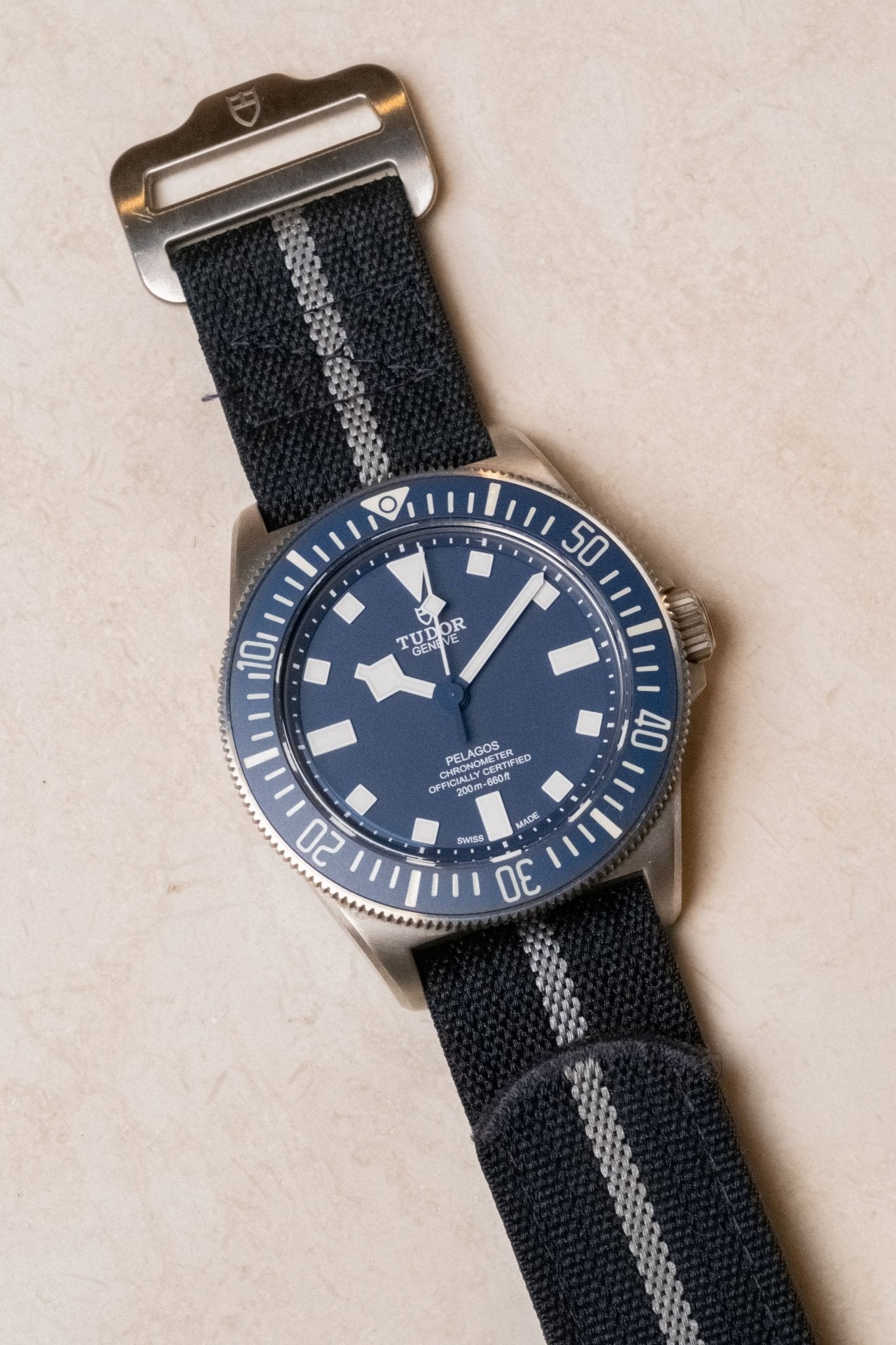 2023 Tudor Pelagos FXD Titanium Marine Nationale Details