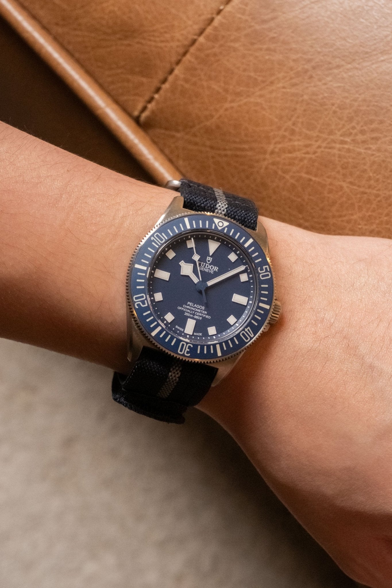 2023 Tudor Pelagos FXD Titanium Marine Nationale Details