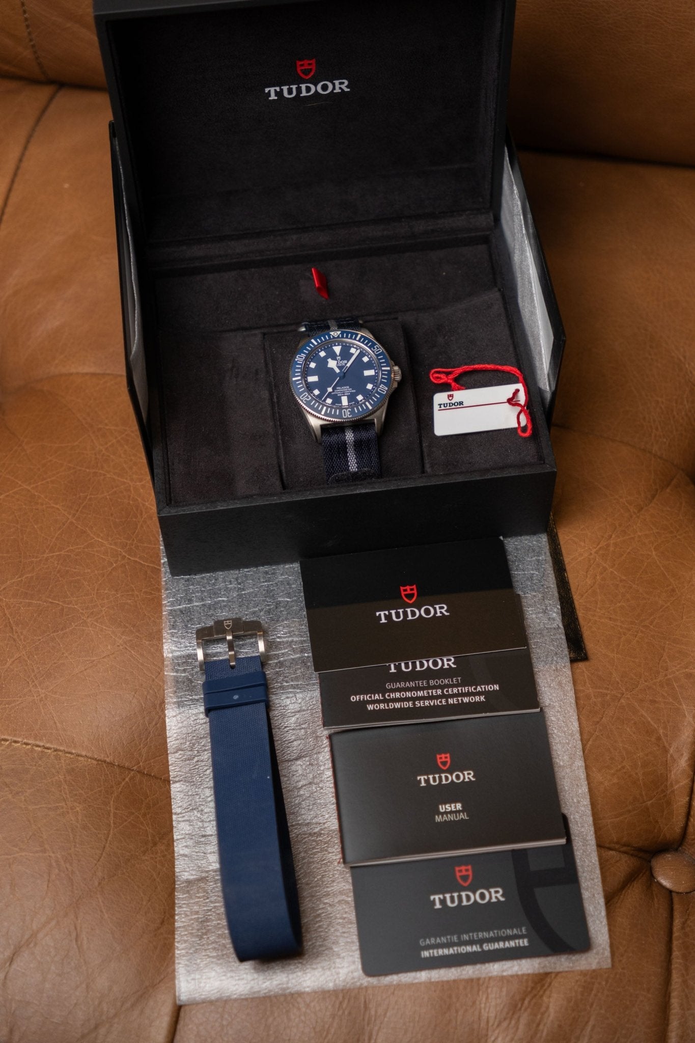 2023 Tudor Pelagos FXD Titanium Marine Nationale full set box and papers