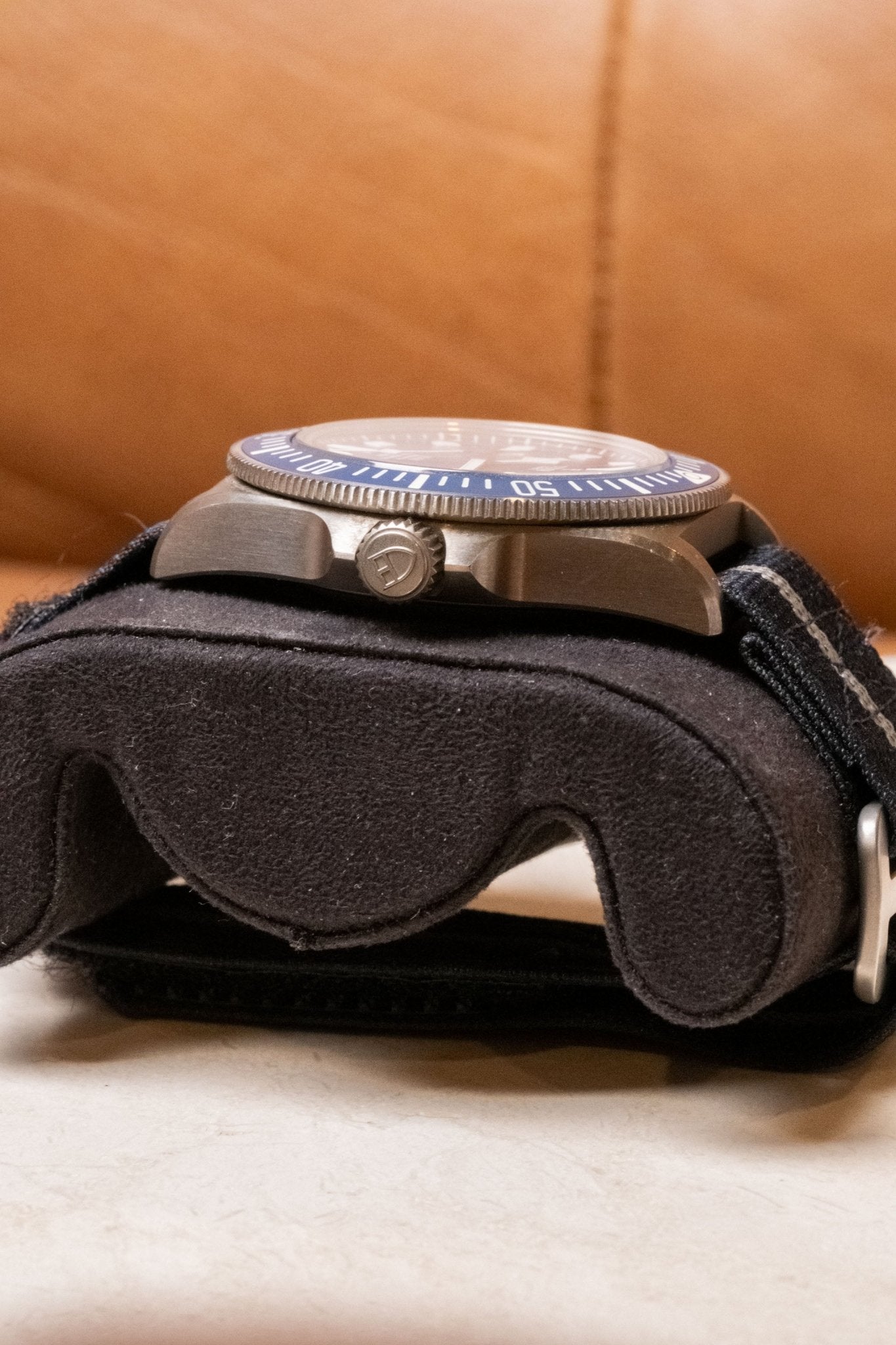2023 Tudor Pelagos FXD Titanium Marine Nationale case profile side view