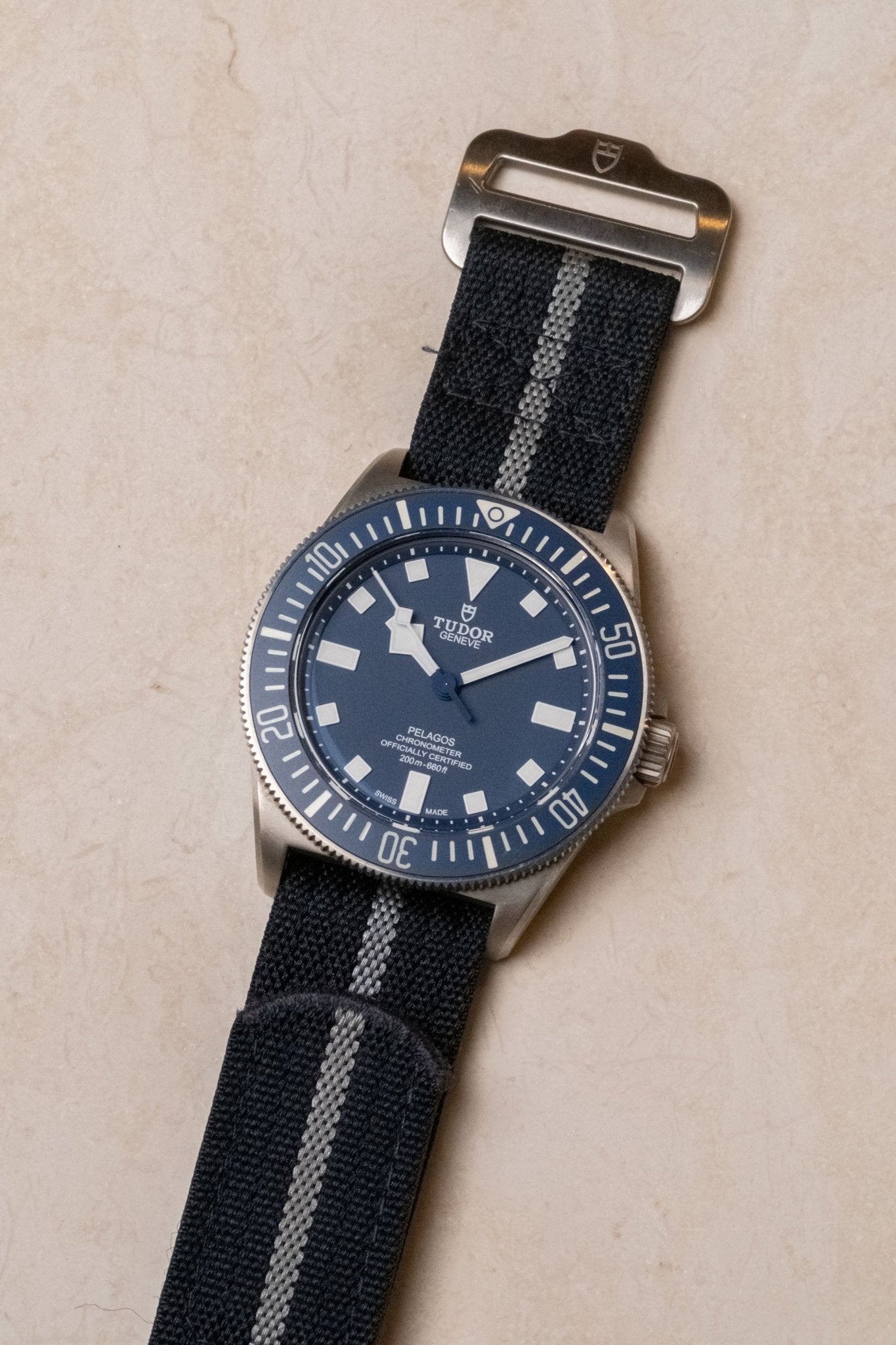 2023 Tudor Pelagos FXD Titanium Marine Nationale Details