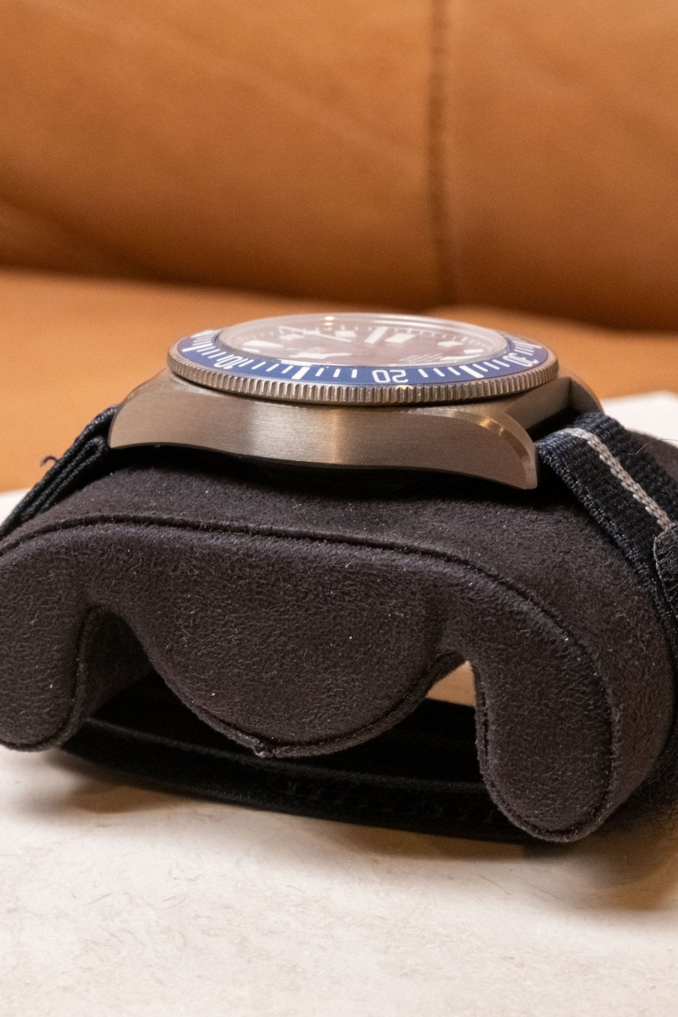 2023 Tudor Pelagos FXD Titanium Marine Nationale case profile side view