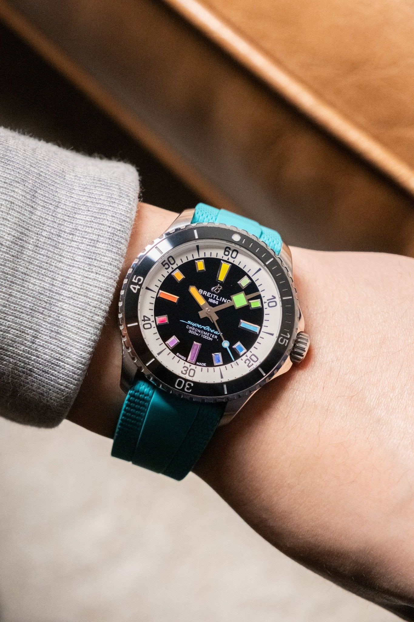 2024 Breitling Superocean Automatic 42 “Rainbow” A17375 Details