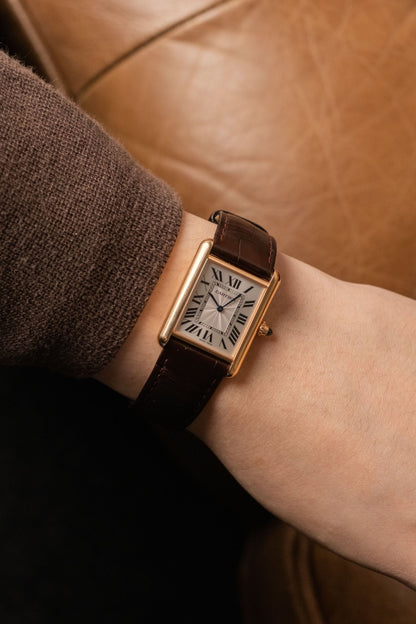 2024 Cartier Tank Louis LM Rose Gold Ref. WGTA0011 - Wristory