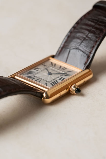 2024 Cartier Tank Louis LM Rose Gold Ref. WGTA0011 - Wristory