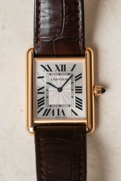 2024 Cartier Tank Louis LM Rose Gold Ref. WGTA0011 - Wristory