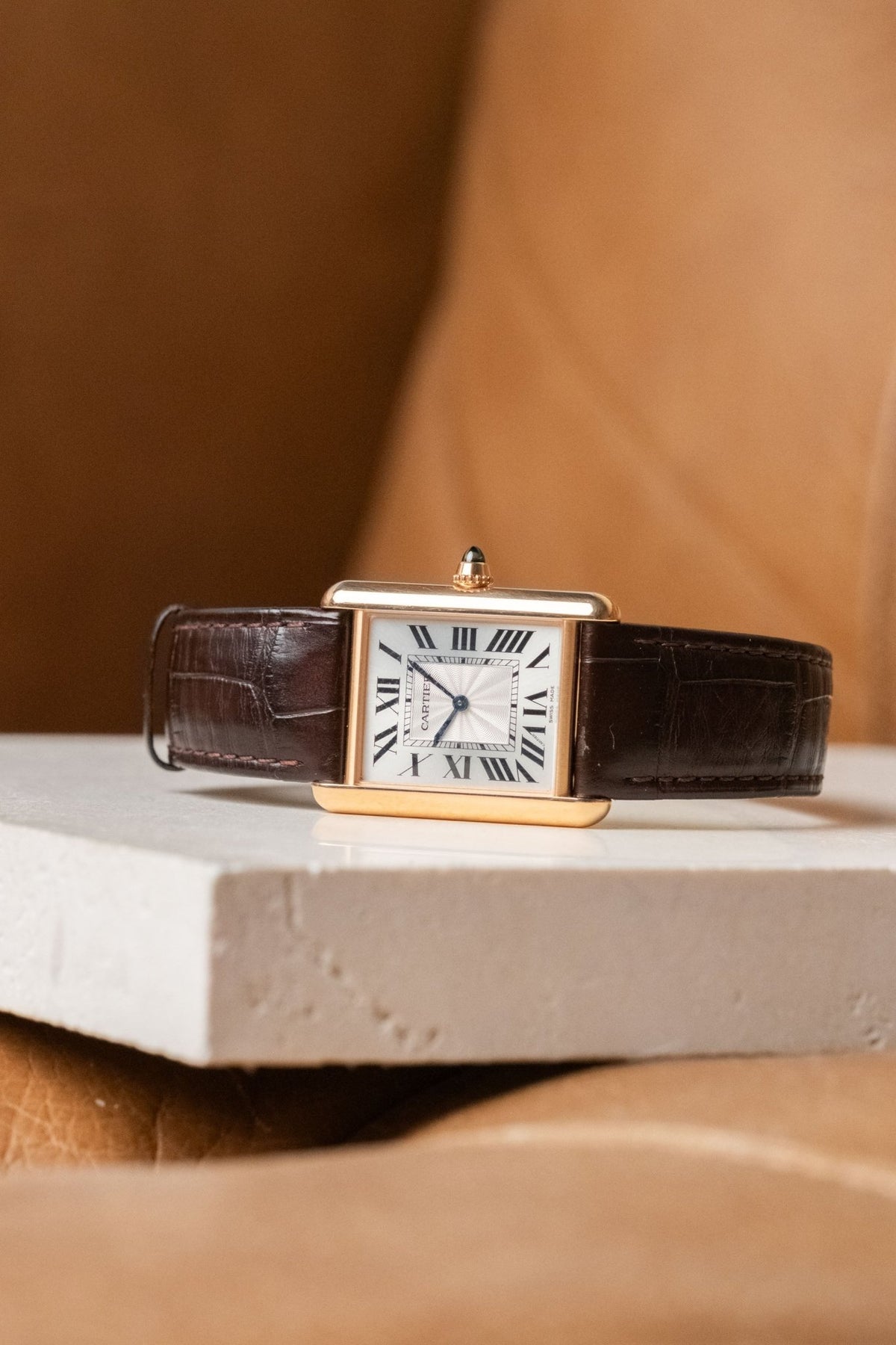 2024 Cartier Tank Louis LM Rose Gold Ref. WGTA0011 - Wristory