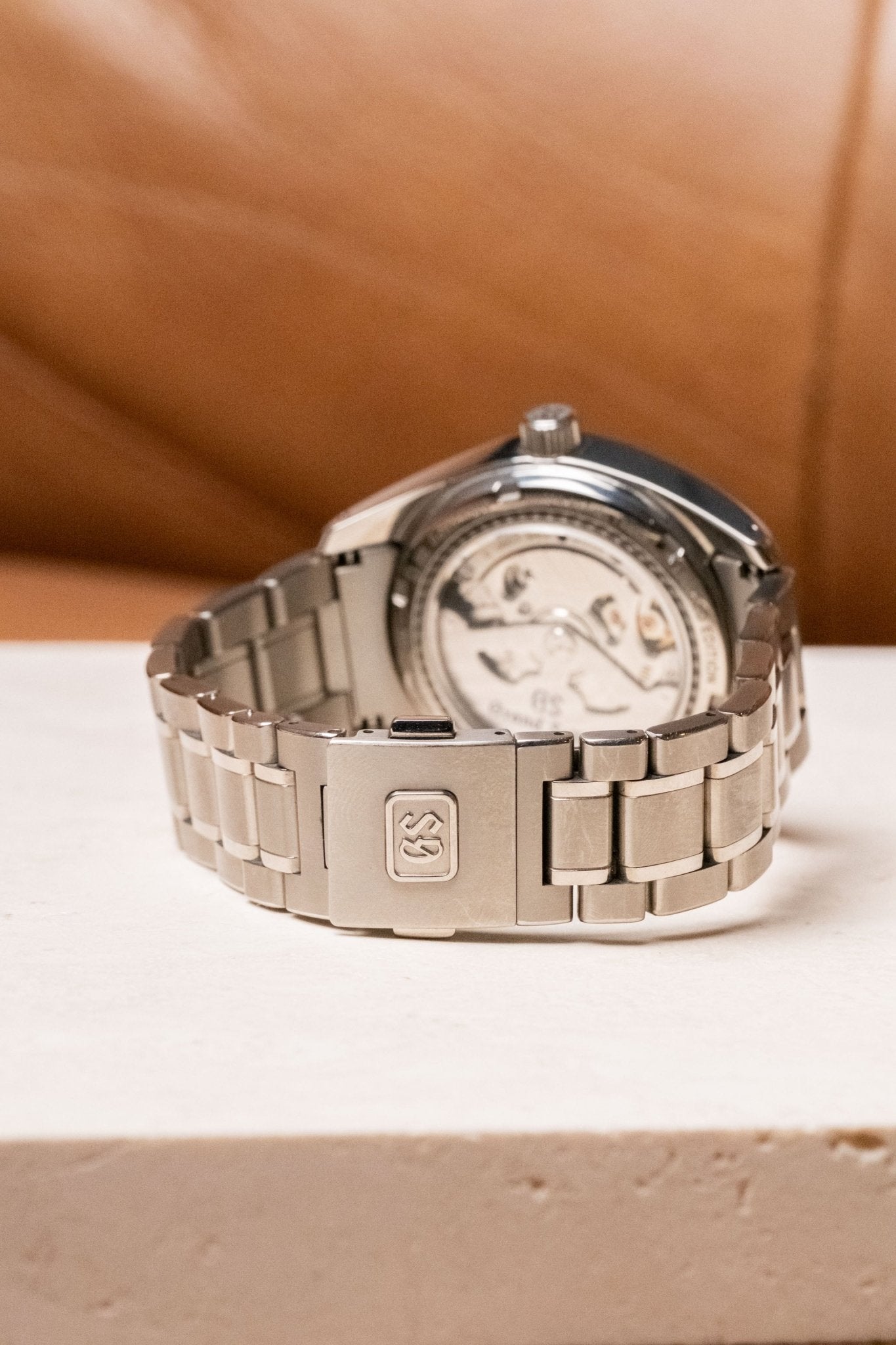 2024 Grand Seiko Heritage Collection Spring Drive 20th Anniversary Pink Snowflake SBGA497 Details