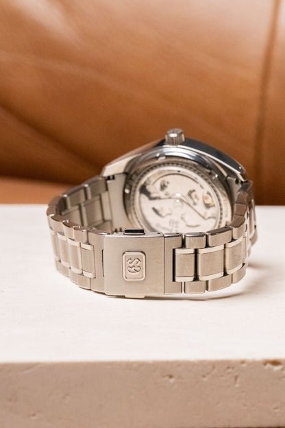 2024 Grand Seiko Heritage Collection Spring Drive 20th Anniversary Pink Snowflake SBGA497 Details
