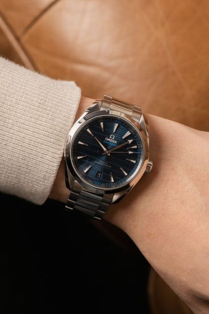 2024 Omega Aqua Terra Blue Teak Ref. 220.10.41.21.03.001 - Wristory