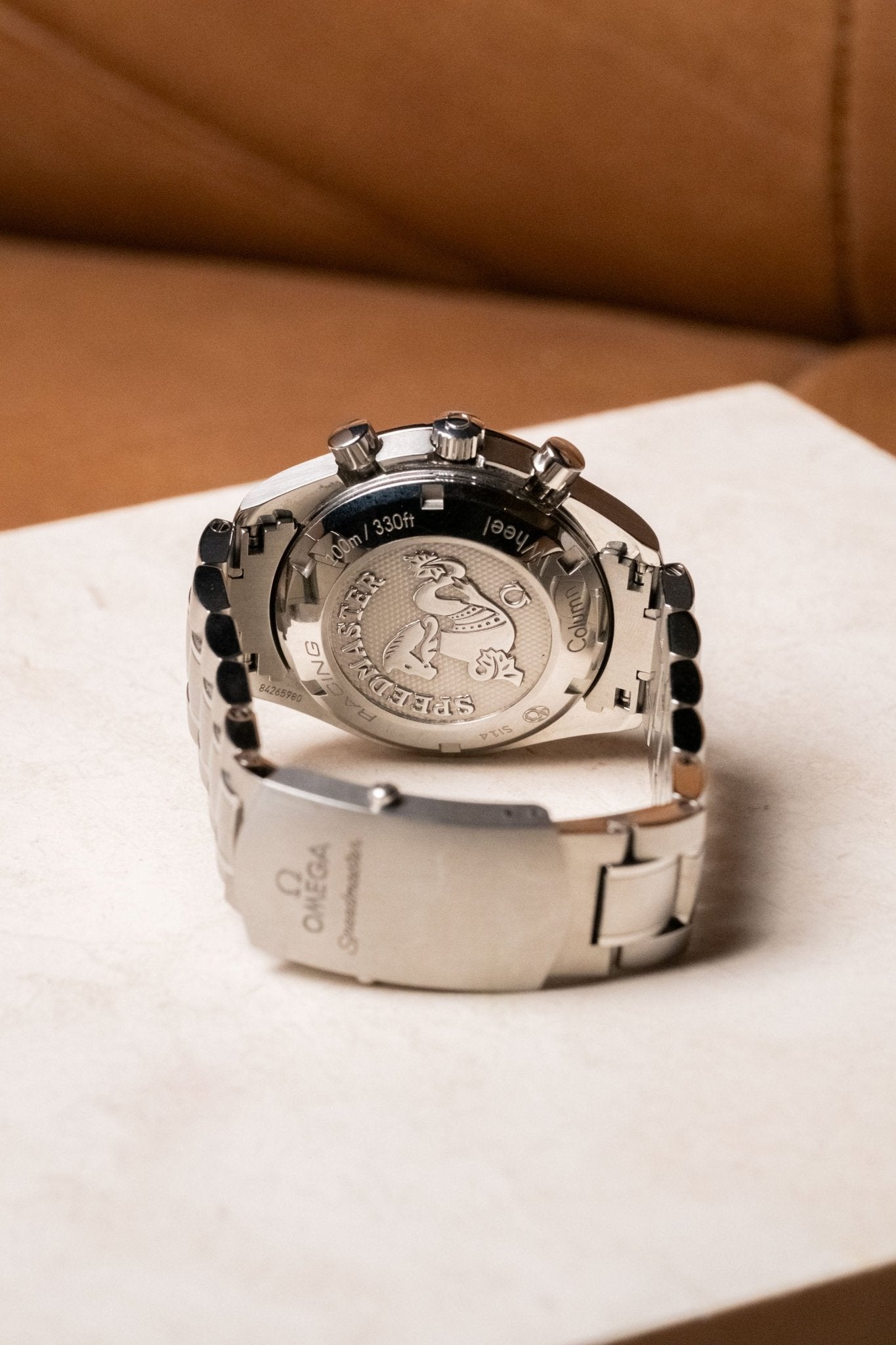 2024 OMEGA Speedmaster Racing White Dial with Yellow Accents Ref. 326.30.40.50.04.001 - Wristory
