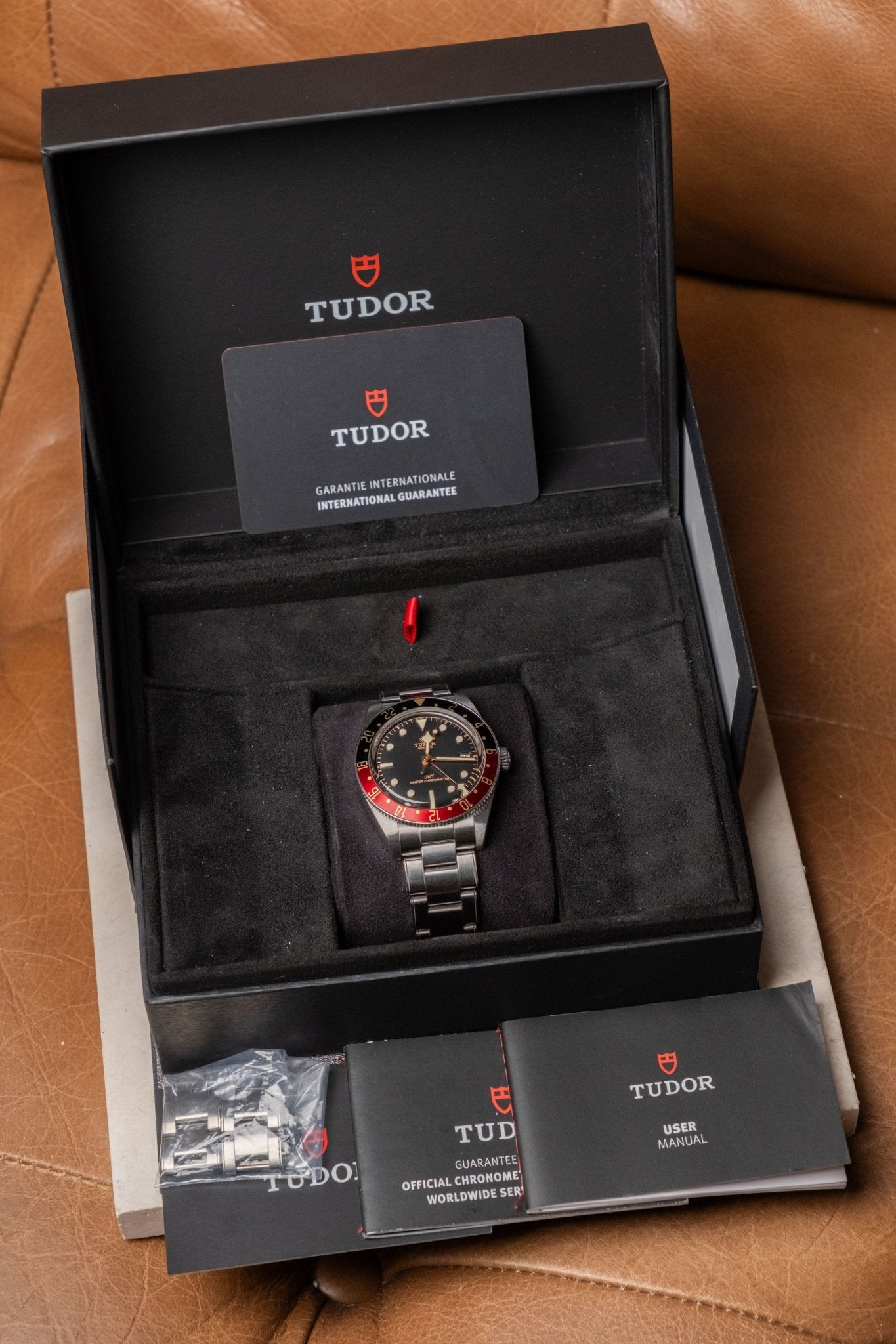 "2024 TUDOR Black Bay 58 GMT “Coke” Black and Burgundy Bezel 
7939G1A0NRU-0001 full set box and papers"