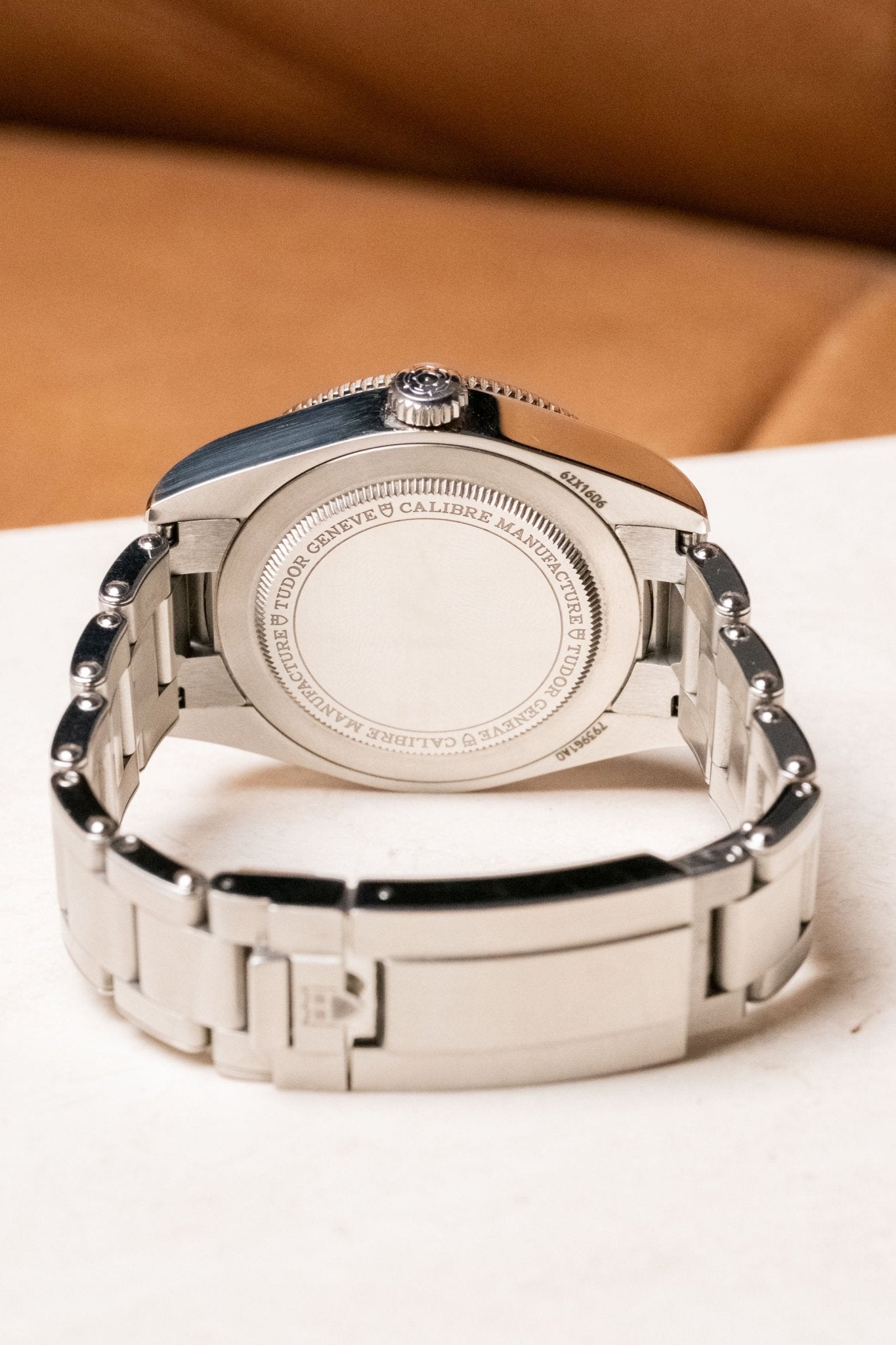 "2024 TUDOR Black Bay 58 GMT “Coke” Black and Burgundy Bezel 
7939G1A0NRU-0001 caseback view"