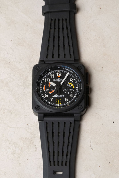 2025 Bell & Ross BR-03 Chrono Display Rafale Solo Display BR0394-RSD-CE/SRB - Wristory