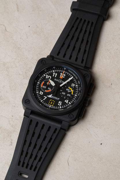 2025 Bell & Ross BR-03 Chrono Display Rafale Solo Display BR0394-RSD-CE/SRB - Wristory