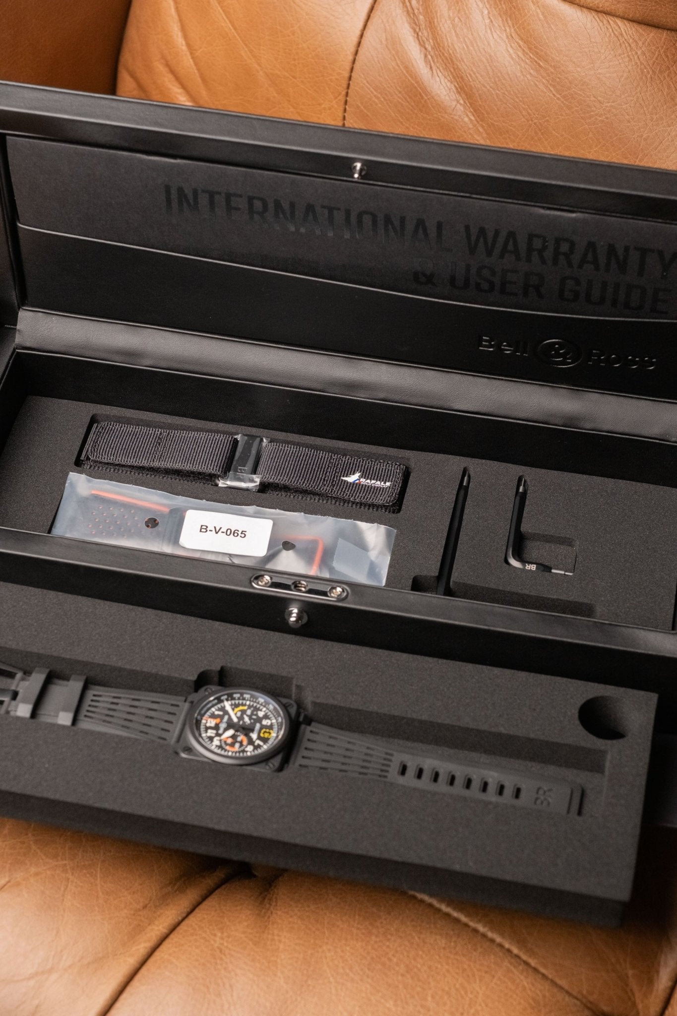 2025 Bell & Ross BR-03 Chrono Display Rafale Solo Display BR0394-RSD-CE/SRB - Wristory